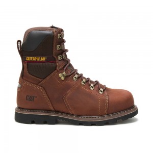 Botas Caterpillar Alaska 2.0 8 Waterproof Thinsulate Steel Toe Hombre Marrones | 5784-DCYKS