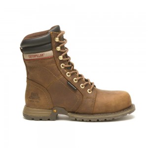 Botas Caterpillar Echo Waterproof Steel Toe Mujer Negras | 5210-OQIKE