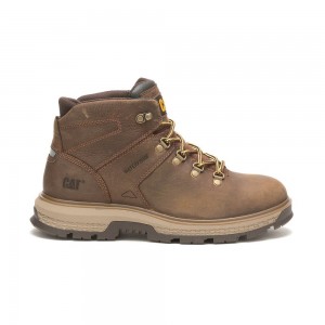 Botas Caterpillar Exposition Hiker Waterproof Hombre Marrones | 2548-YBCPF