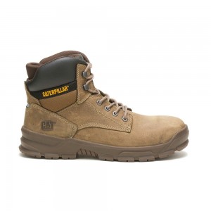 Botas Caterpillar Mobilize Alloy Toe Hombre Kaki | 4902-JZRQD