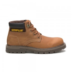 Botas Caterpillar Outbase Waterproof Hombre Marrones | 7295-XIAMQ
