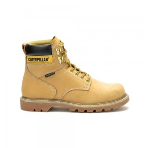 Botas Caterpillar Second Shift Waterproof Hombre Naranjas | 4103-BQDMC