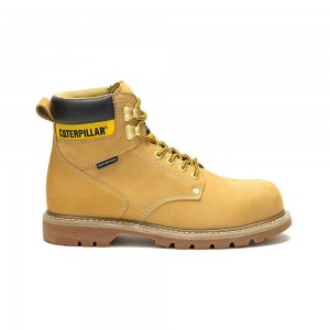Botas Caterpillar Second Shift Waterproof Steel Toe Hombre Naranjas | 5931-QUYMN
