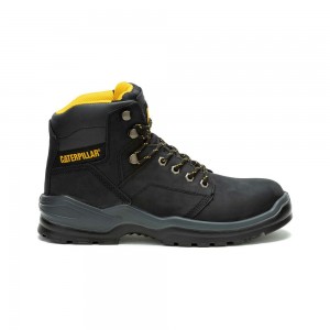 Botas Caterpillar Striver Steel Toe Hombre Negras | 1835-NPMAR