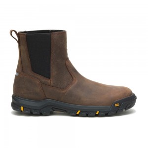 Botas Caterpillar Wheelbase Hombre Marrones | 2964-YCZKQ