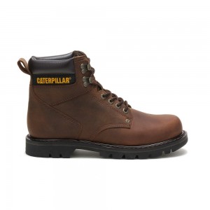 Botas Caterpillar comfortable Hombre Marrones Oscuro | 5084-ECUNP