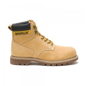Botas Caterpillar steel toe, comfortable, safety Hombre Naranjas | 6981-NXFZL