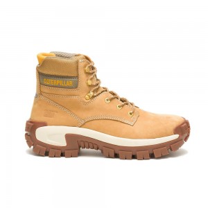 Botas Caterpillar steel toe, comfortable, Botas Con Punta De Acero, safety Hombre Naranjas | 3169-KQLCJ
