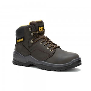 Botas Con Punta De Acero Caterpillar Striver Waterproof Hombre Marrones | 6813-GYBEN