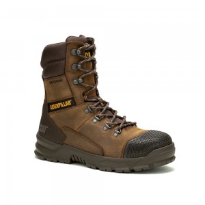 Botas Seguridad Caterpillar Accomplice X 8 Waterproof Hombre Marrones | 5240-QKTIY