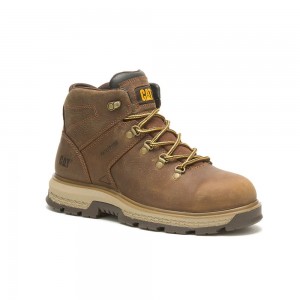 Botas Seguridad Caterpillar Exposition Hiker Waterproof Alloy Toe Hombre Negras | 5218-RZTIF