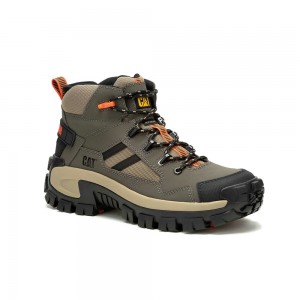 Botas Seguridad Caterpillar Invader Mid Vent Composite Toe Hombre Marrones | 3706-WHVSI