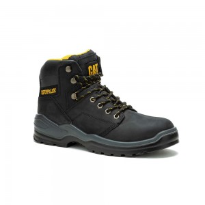 Botas Seguridad Caterpillar Striver Steel Toe Hombre Negras | 6483-ZQYKB
