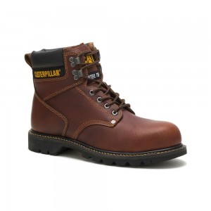 Botas Seguridad Caterpillar comfortable Hombre Marrones | 6791-HTYLW