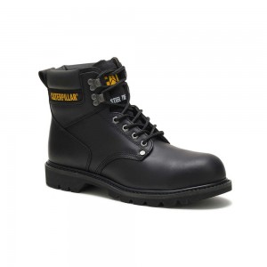 Botas Seguridad Caterpillar comfortable Hombre Negras | 4168-GSVIN
