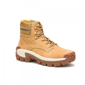 Botas Seguridad Caterpillar comfortable Hombre Naranjas | 1396-ONVZY