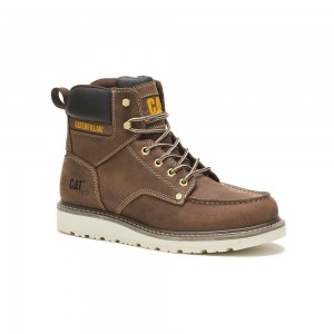 Botas de Trabajo Caterpillar Calibrate Hombre Kaki | 6029-FCBAP