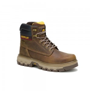 Botas de Trabajo Caterpillar Colorado Equip 6 Waterproof Hombre Marrones | 9643-SEUJN