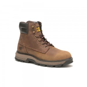 Botas de Trabajo Caterpillar Exposition 6 Hombre Negras | 1549-IJPVE