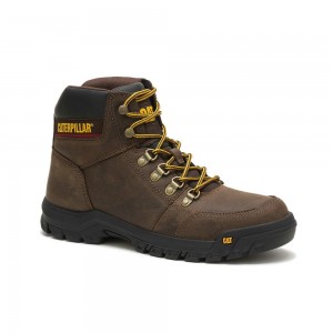 Botas de Trabajo Caterpillar Outline Hombre Marrones | 5036-EOVFN