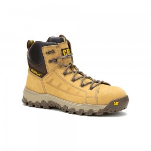 Botas de Trabajo Caterpillar Threshold Rebound Waterproof Hombre Naranjas | 1074-BRCIQ