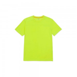 Camiseta Caterpillar Coolmax Hombre Amarillo | 0385-XDWMK