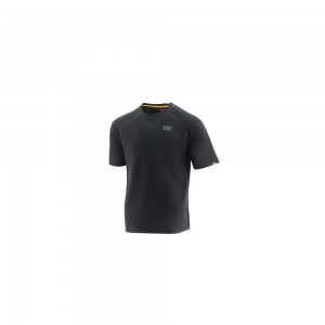 Camiseta Caterpillar Performance Hombre Negras | 1643-LNZTF
