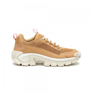 Zapatillas Caterpillar Intruder Lightning Mesh Hombre Marrones | 2709-JTSZV