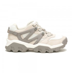 Zapatillas Caterpillar Reactor Hombre Blancas | 5027-WQKCO