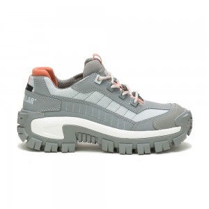 Zapatos Seguridad Caterpillar Invader Steel Toe Mujer Gris | 4258-YGLCQ