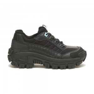 Zapatos Seguridad Caterpillar Invader Steel Toe Mujer Negras Azules Claro | 6502-BNFEX