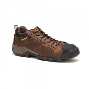 Zapatos de Trabajo Caterpillar Argon Hombre Marrones Oscuro | 0196-JLQPD