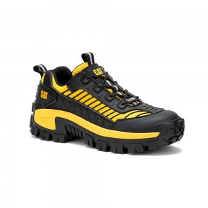Zapatos de Trabajo Caterpillar Invader Mecha Composite Toe Hombre Negras Amarillo | 4275-ACNDG