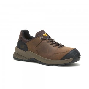 Zapatos de Trabajo Caterpillar Streamline 2.0 Leather Composite Toe Hombre Marrones | 8372-MEKFI
